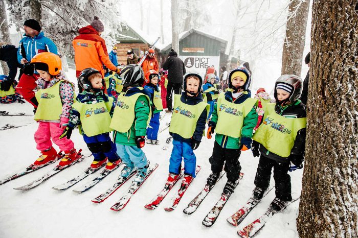Skijanje za predškolsku djecu — Sljeme
