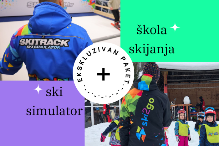 Ski simulator + Ski2go škola skijanja na Sljemenu